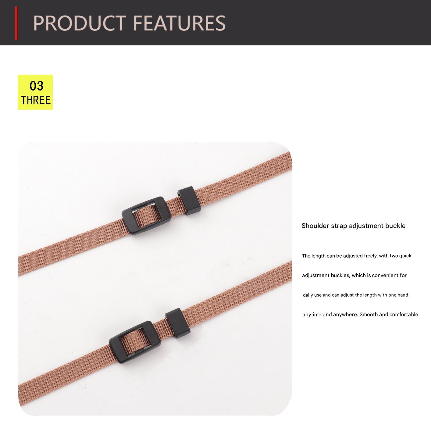 Flower Prints Jacquard Brown Leather Camera Strap