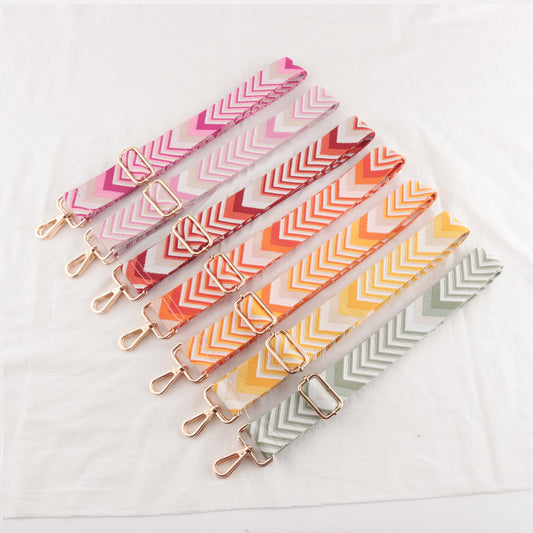 Bag Strap with Regular Arrow Motifs