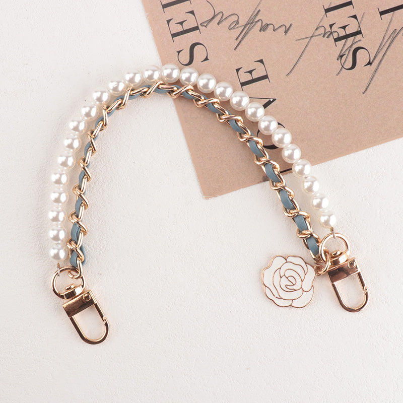 Mobile Phone Case Pearl Leather Chain Pendant accessories