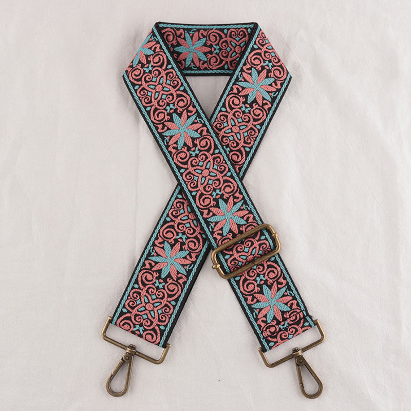 Luxury Fashion Chinese Style Jacquard Bag Strap