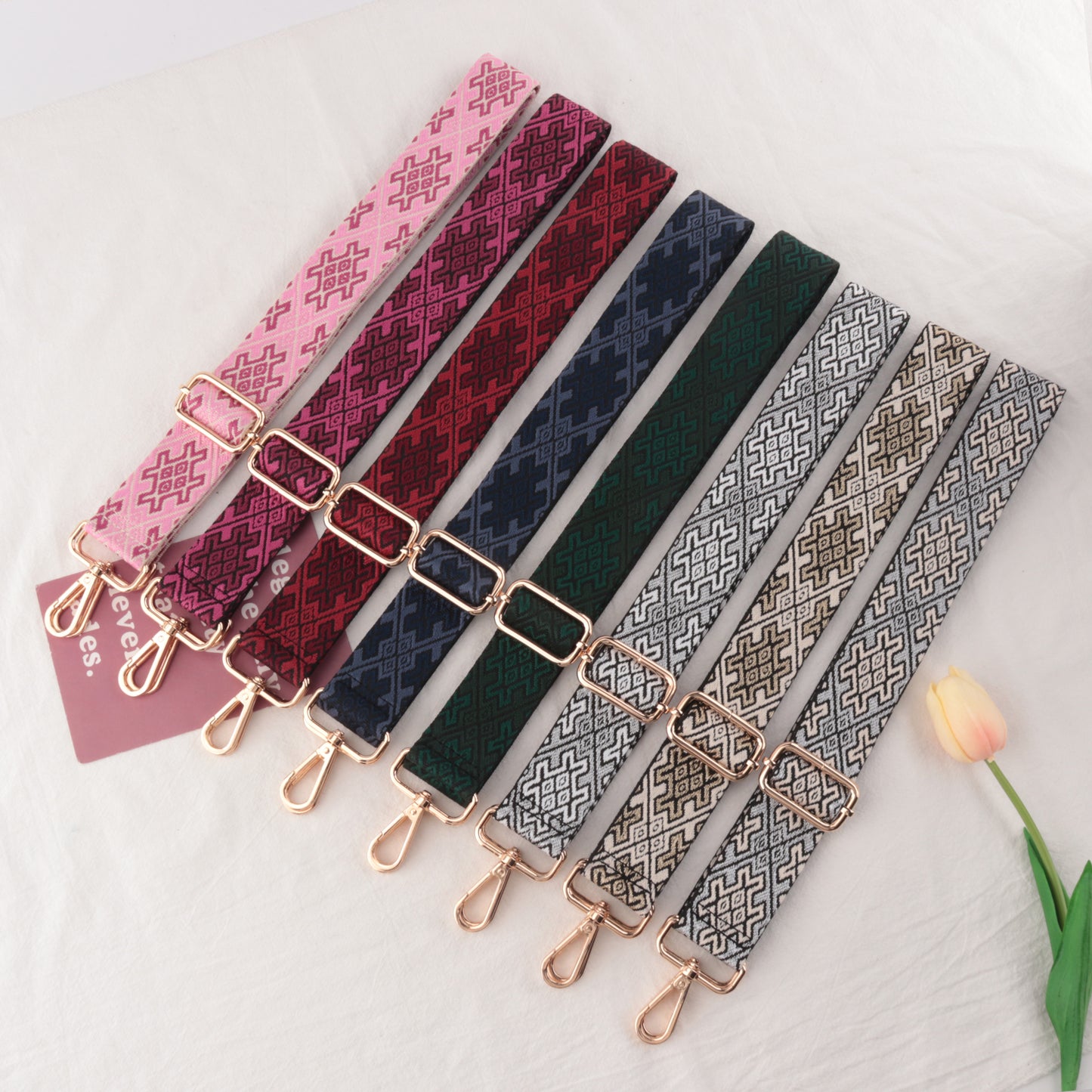 Crosshatch Pattern Versatile Bag Strap