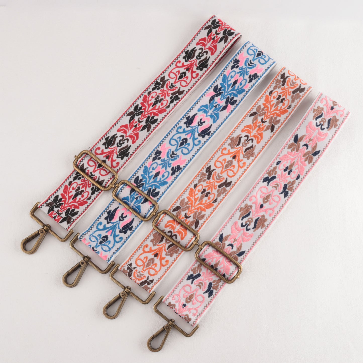 Symmetry Shape Embroidery Bag Shoulder Strap