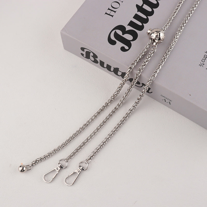 Small golden ball Metal bag Chain