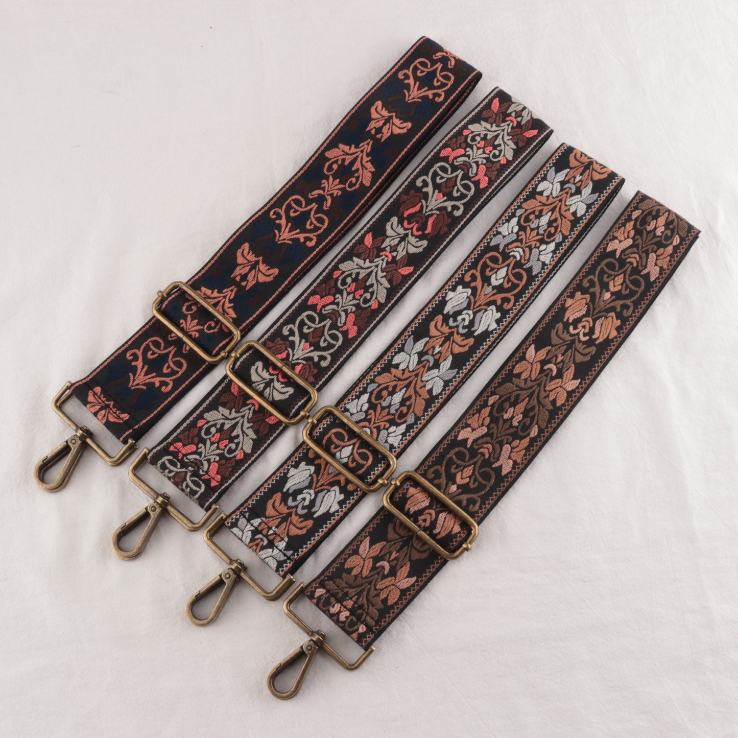 Symmetry Shape Embroidery Bag Shoulder Strap