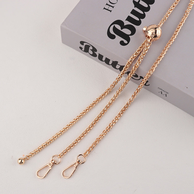 Small golden ball Metal bag Chain