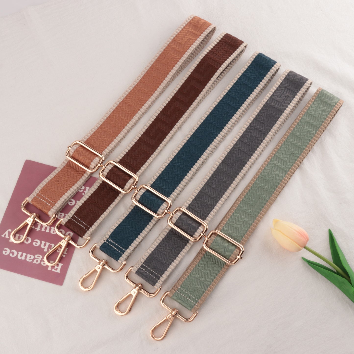 Huiwen pattern Print Bag Strap