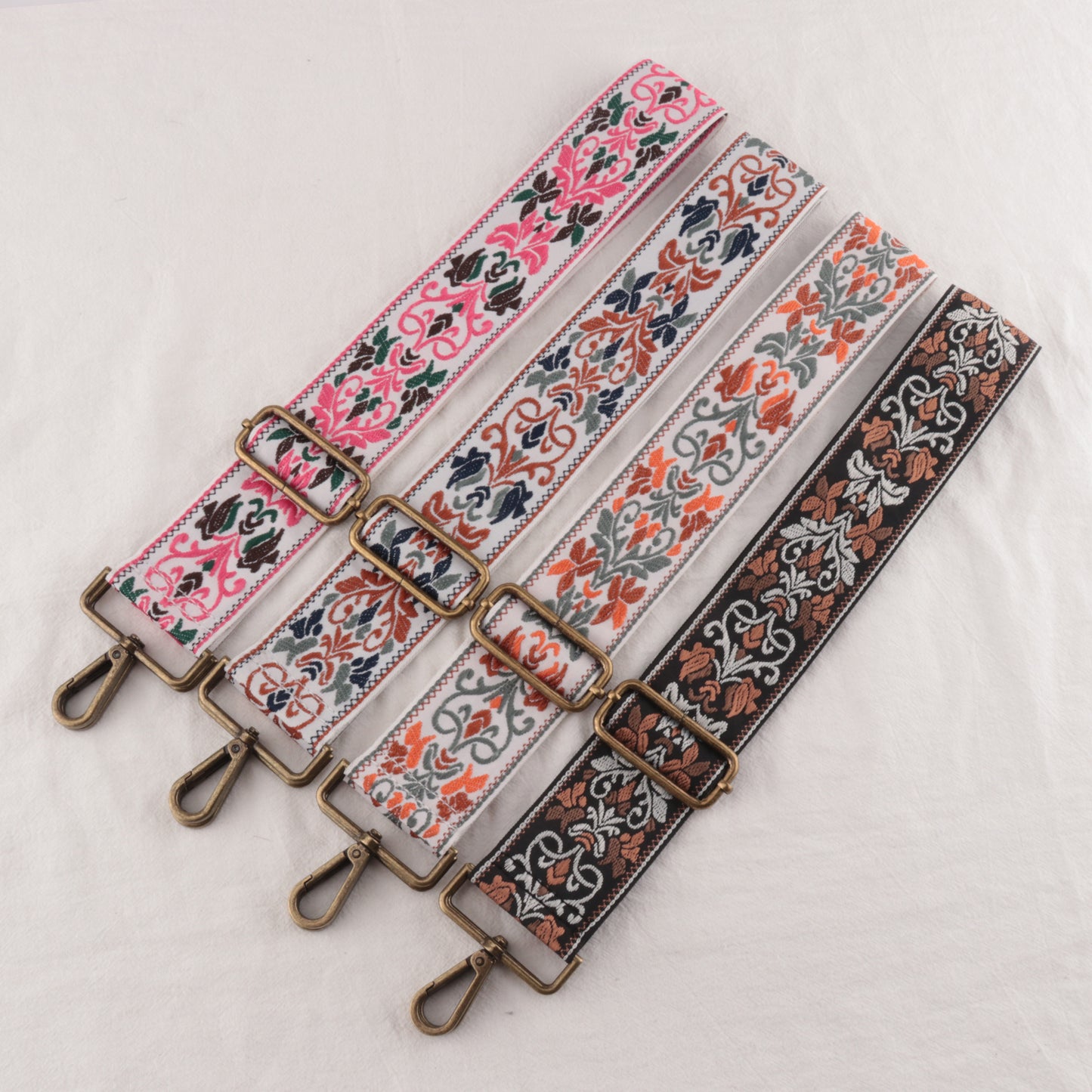 Symmetry Shape Embroidery Bag Shoulder Strap