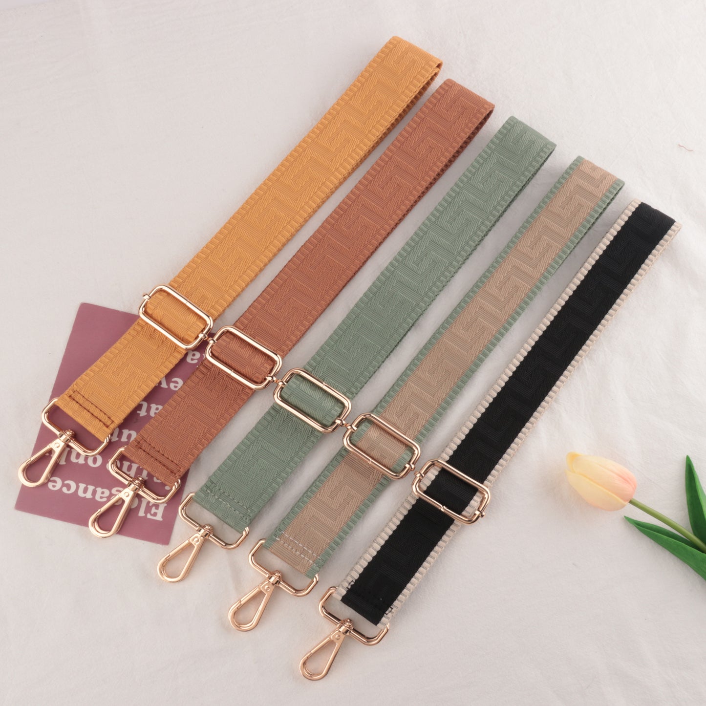 Huiwen pattern Print Bag Strap
