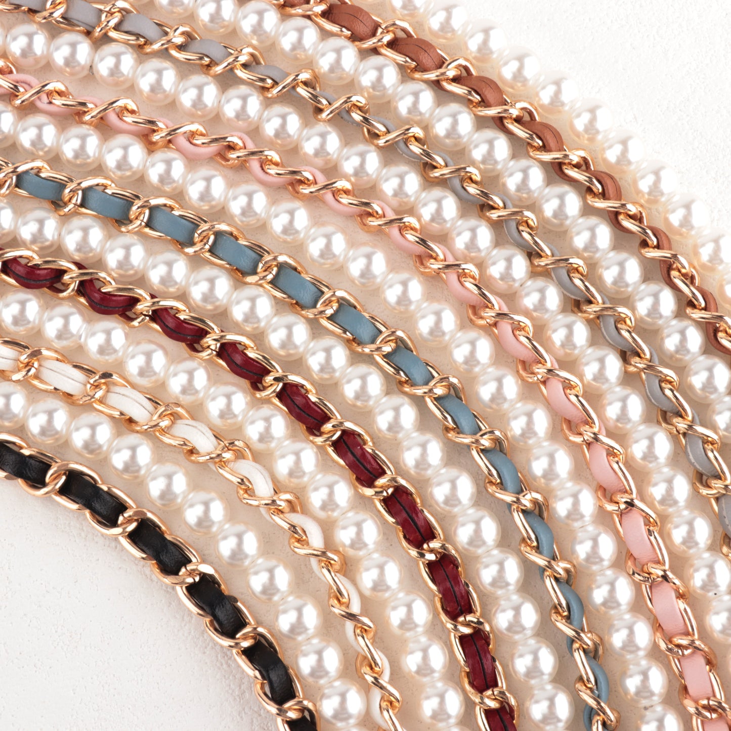 Mobile Phone Case Pearl Leather Chain Pendant accessories