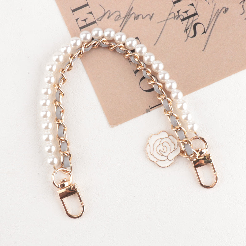 Mobile Phone Case Pearl Leather Chain Pendant accessories