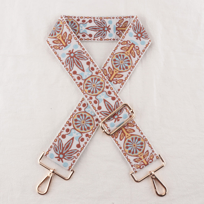Embroidered Woven Ethnic Style Shoulder Straps