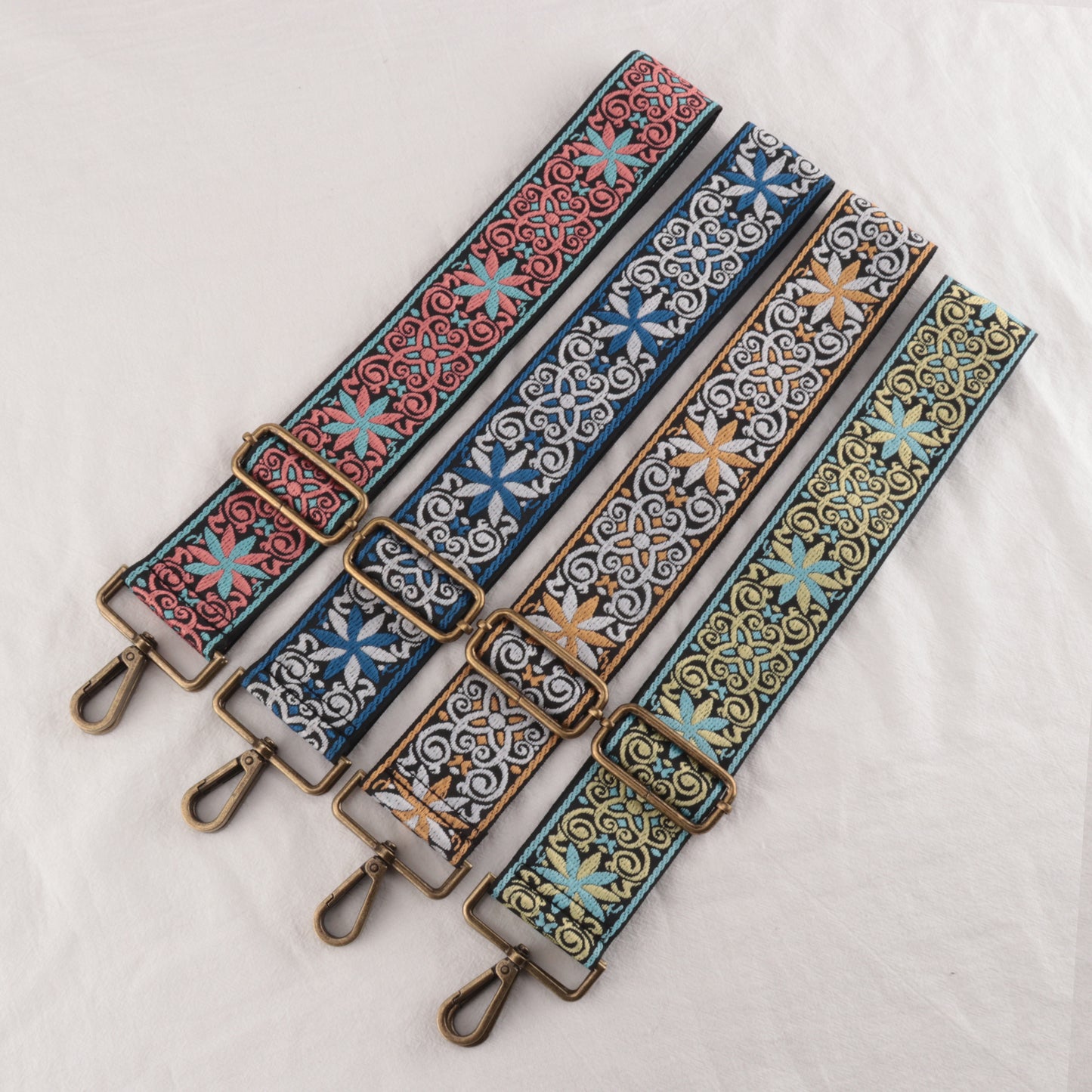 Luxury Fashion Chinese Style Jacquard Bag Strap