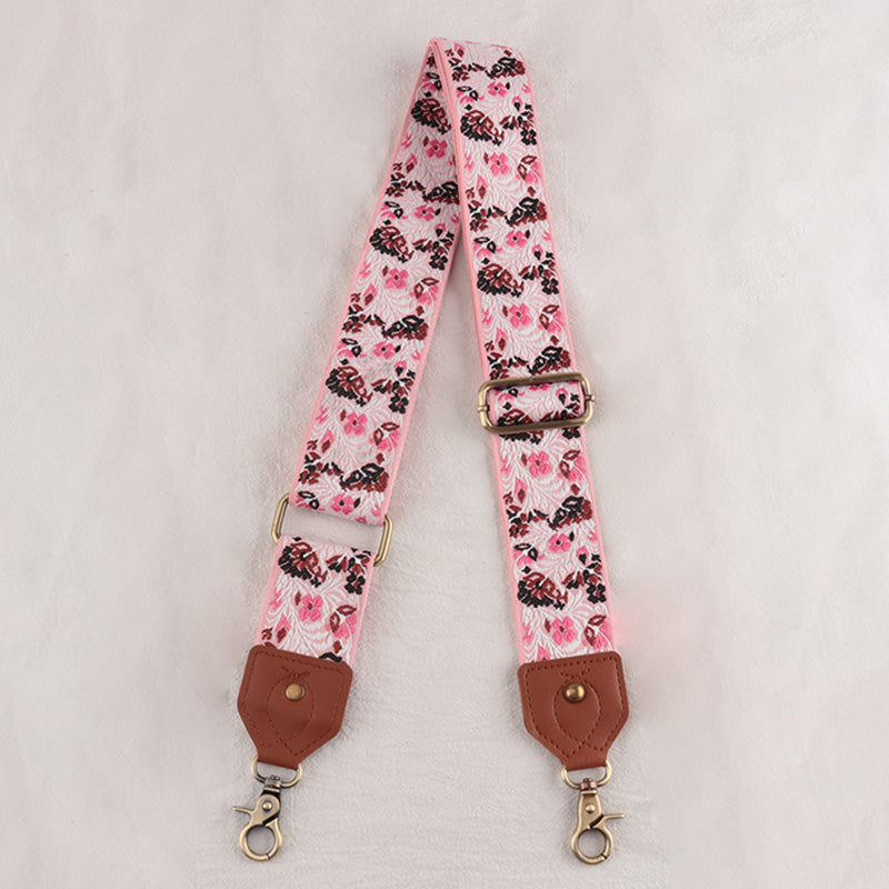 Leather Floral Shape Mysterious Shoulder Strap