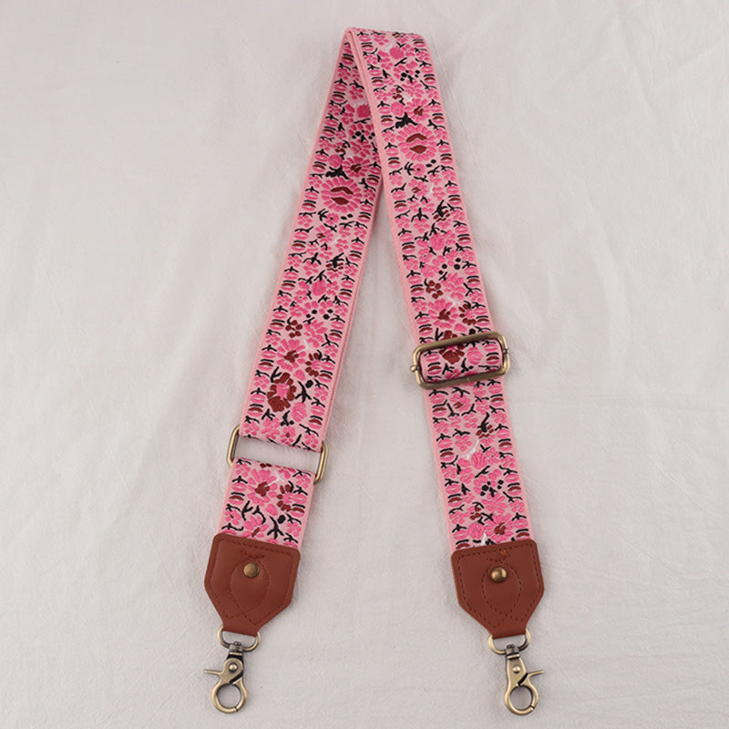 Leather Floral Shape Mysterious Shoulder Strap