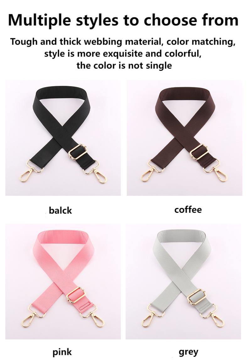 Colorful striped shoulder straps