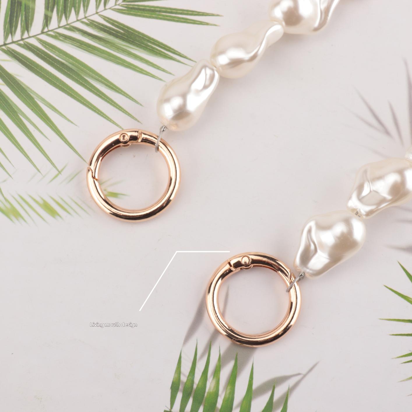 High-bright Shaped Pearls Bag Pearl Chain