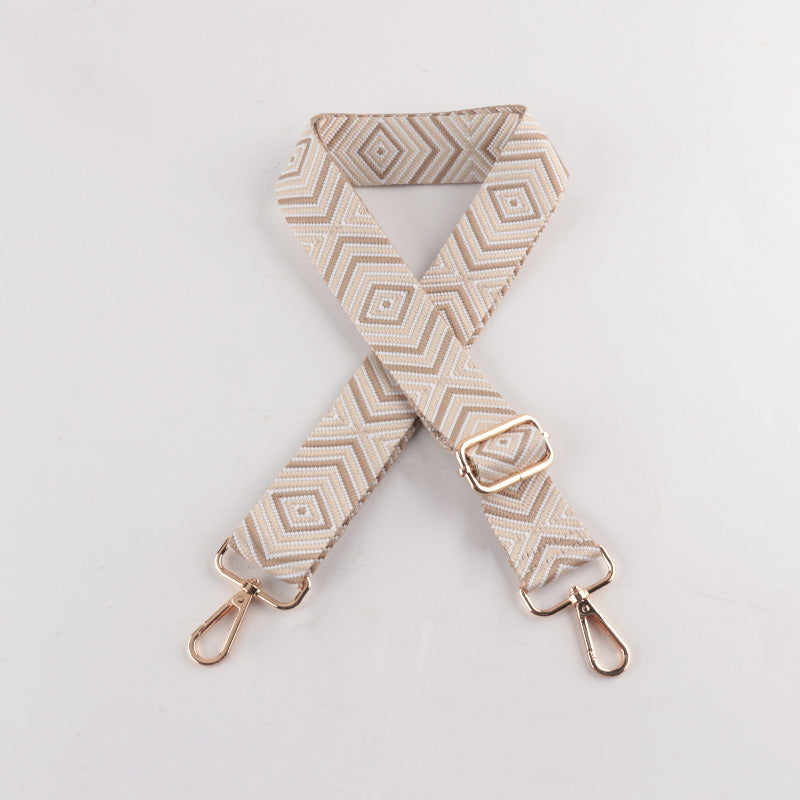 Diamond Wave Pattern Bag Strap