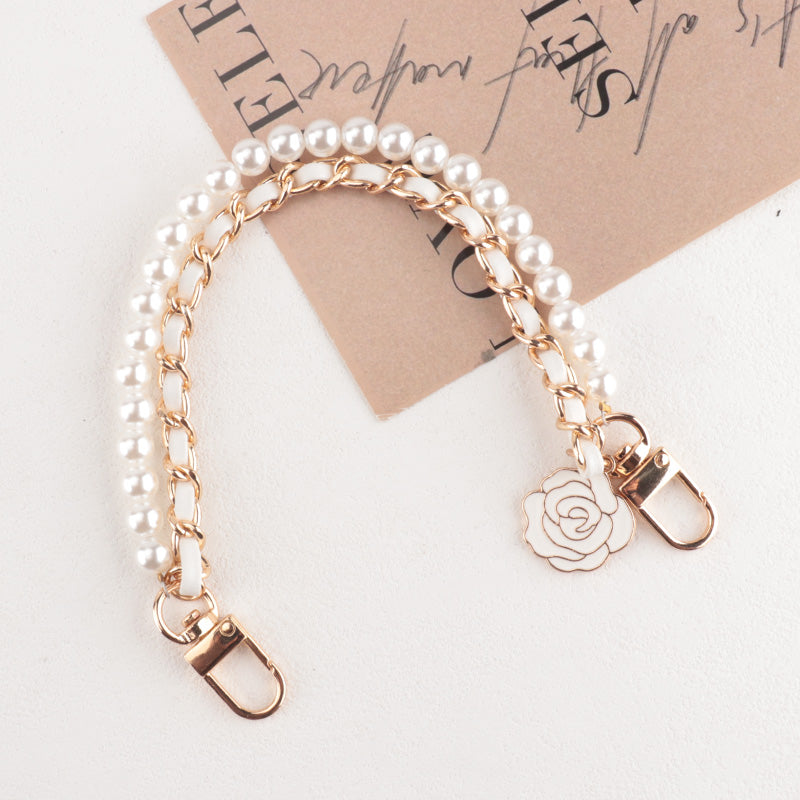 Mobile Phone Case Pearl Leather Chain Pendant accessories
