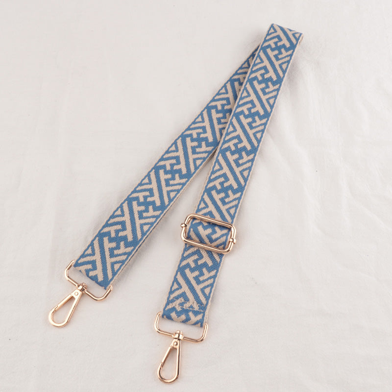 Geometric Textured Shoulder Strap