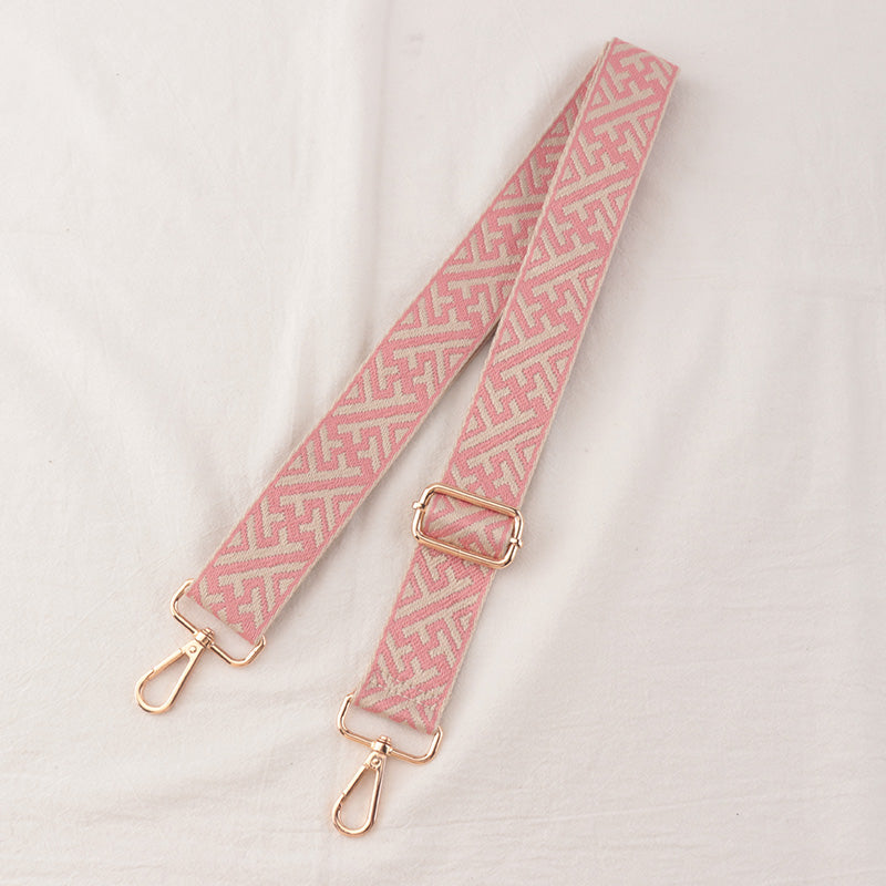 Geometric Textured Shoulder Strap