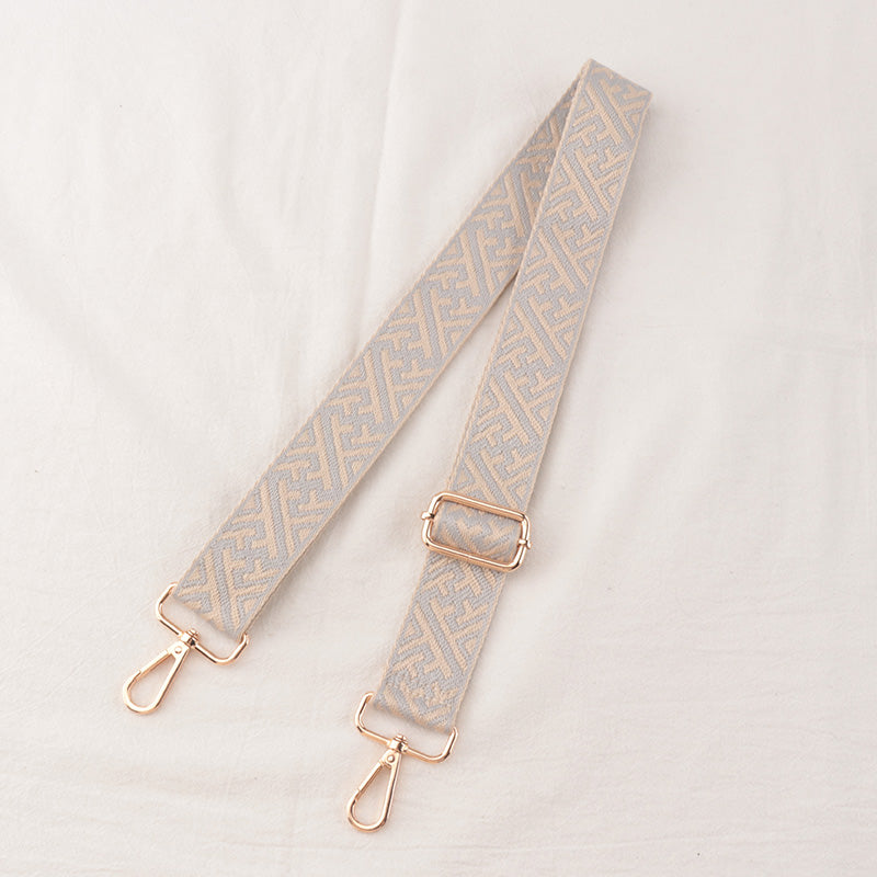 Geometric Textured Shoulder Strap