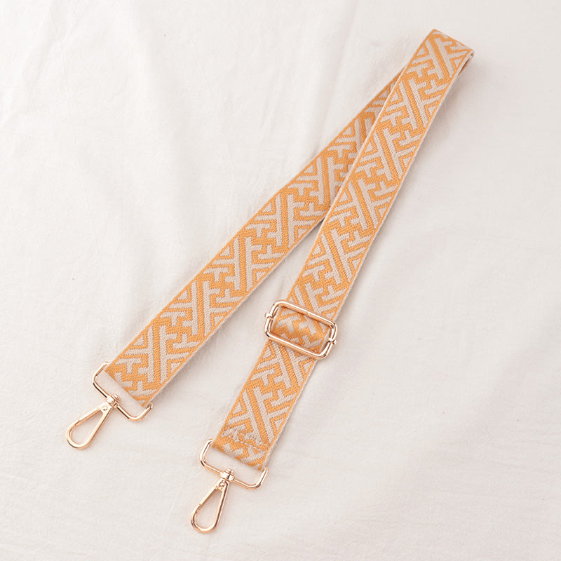 Geometric Textured Shoulder Strap
