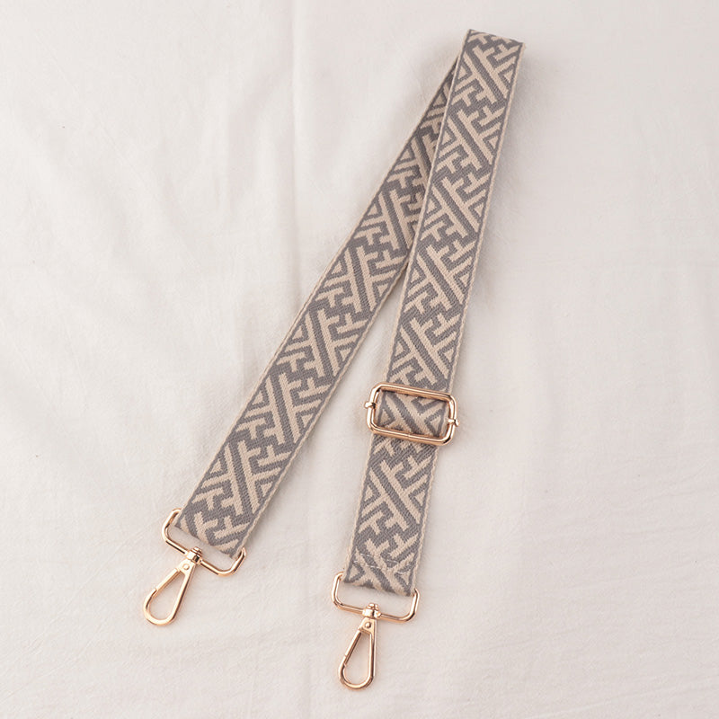 Geometric Textured Shoulder Strap
