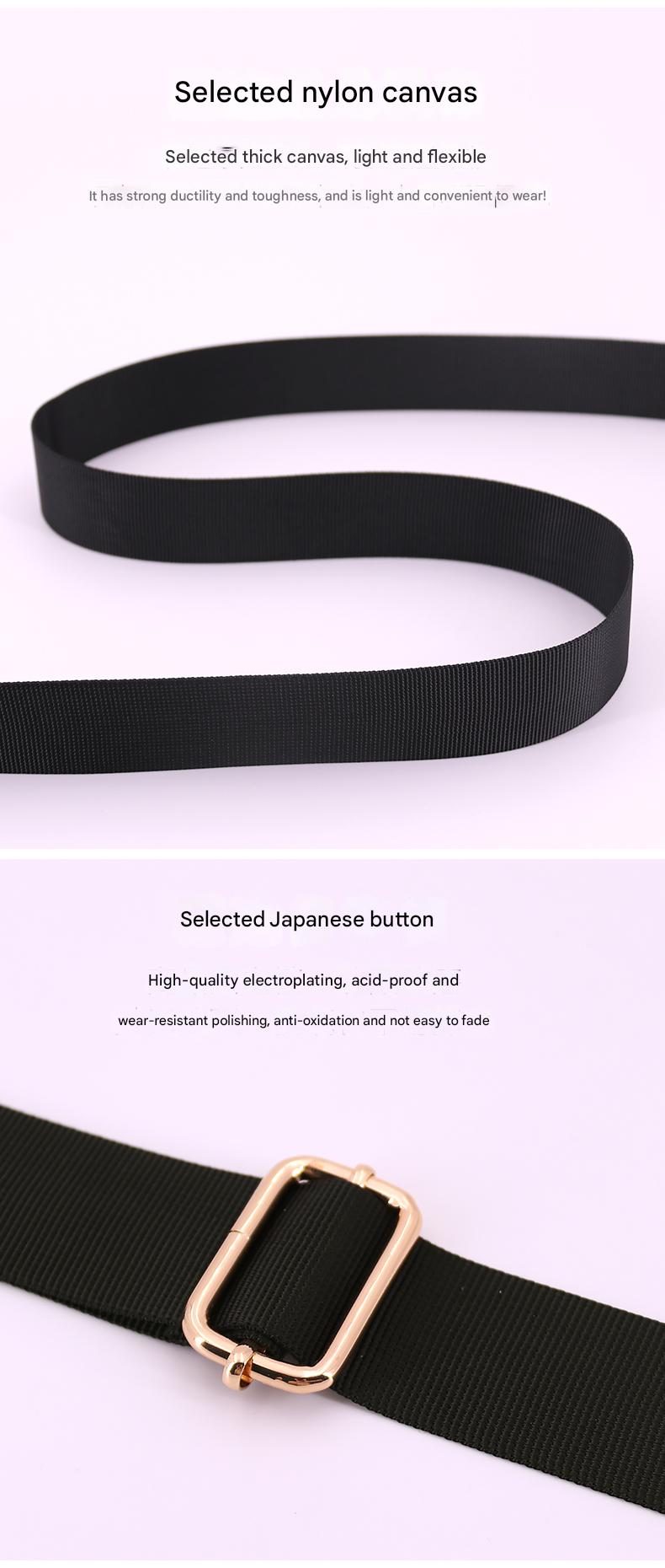 Colorful striped shoulder straps