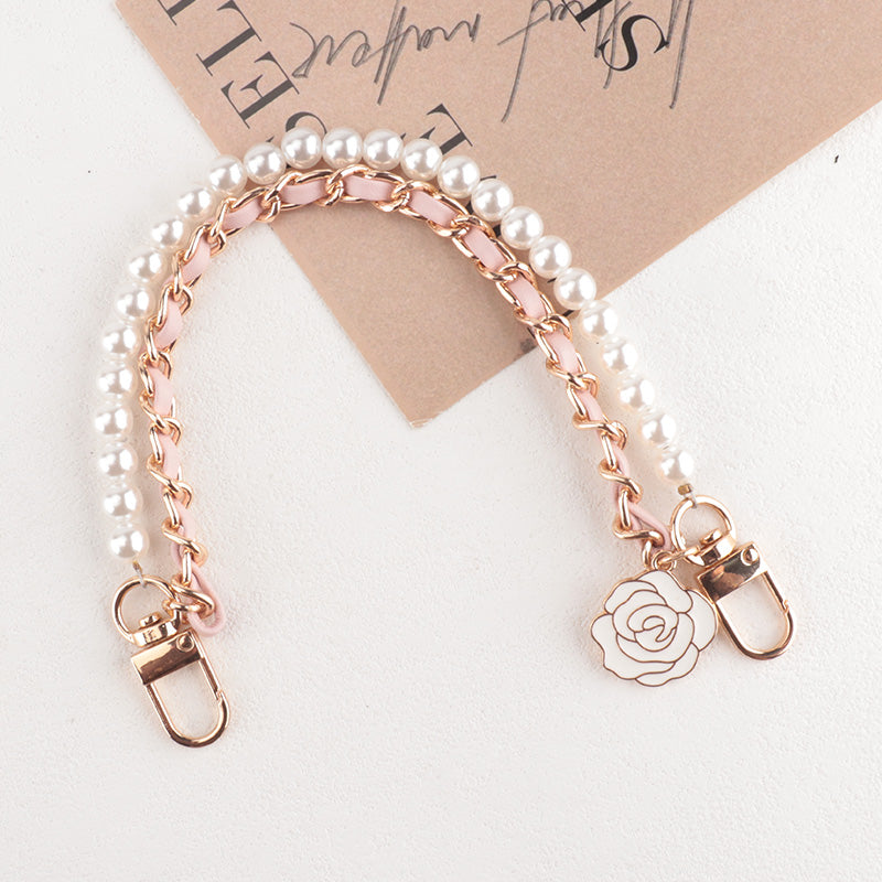 Mobile Phone Case Pearl Leather Chain Pendant accessories