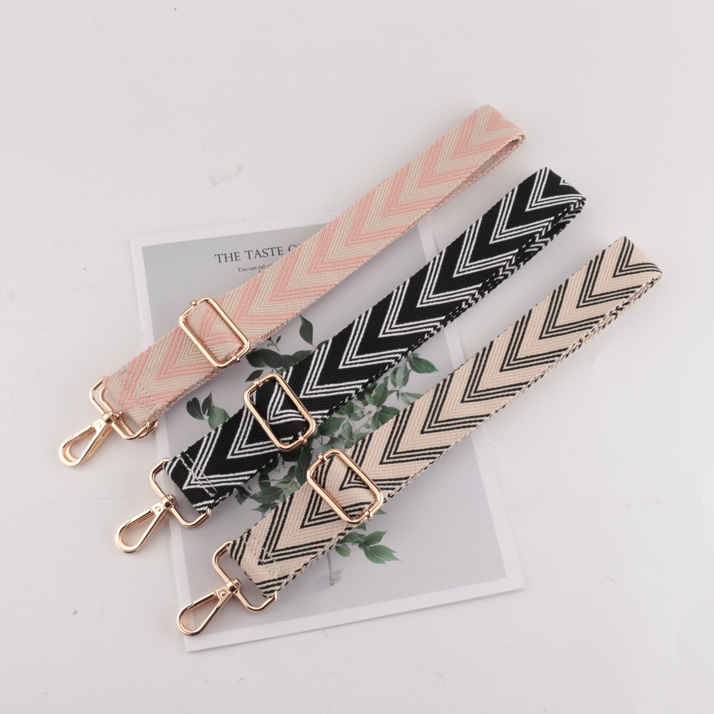 Herringbone Arrow Pattern Bag Straps