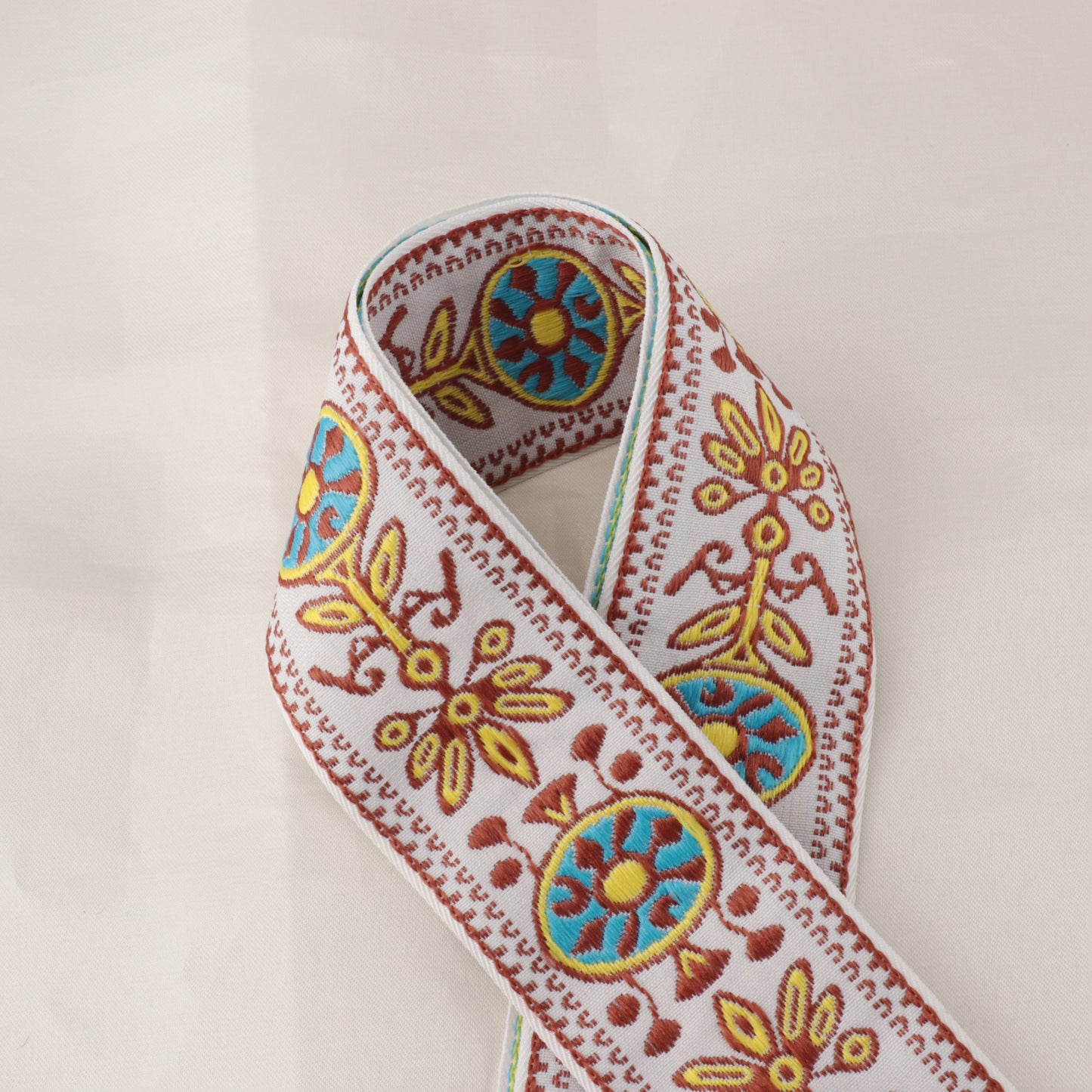 Leather Exquisite Pattern Shading Pattern Oblique Span Bag Strap