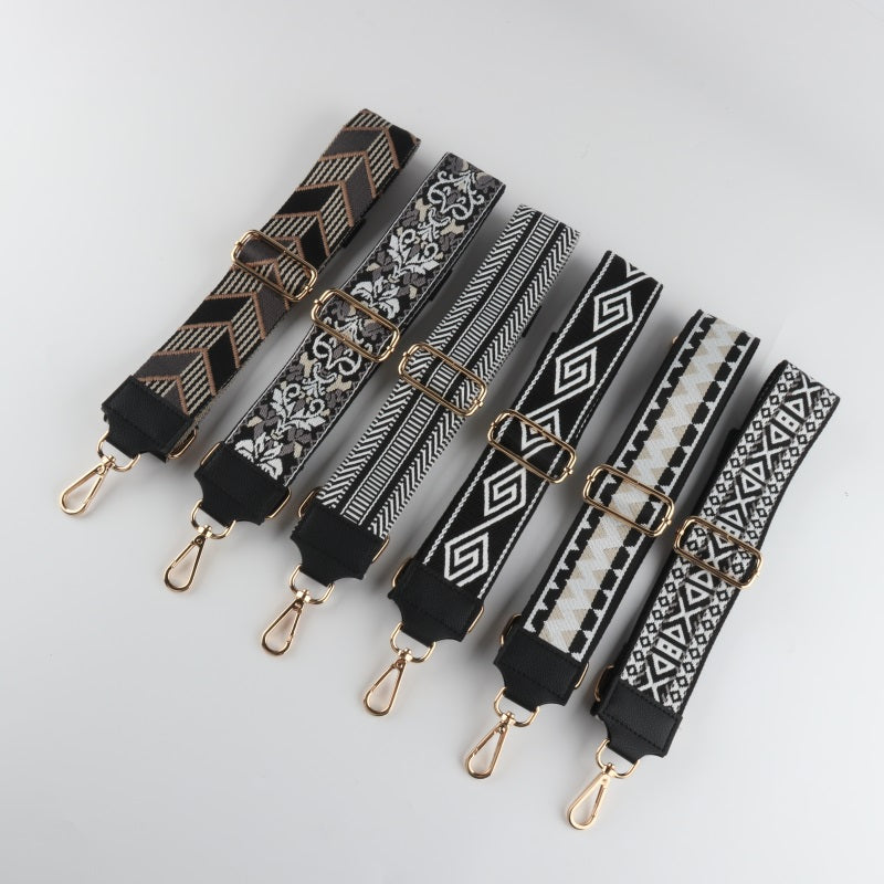 Black Series Bag Strap with Leather Head