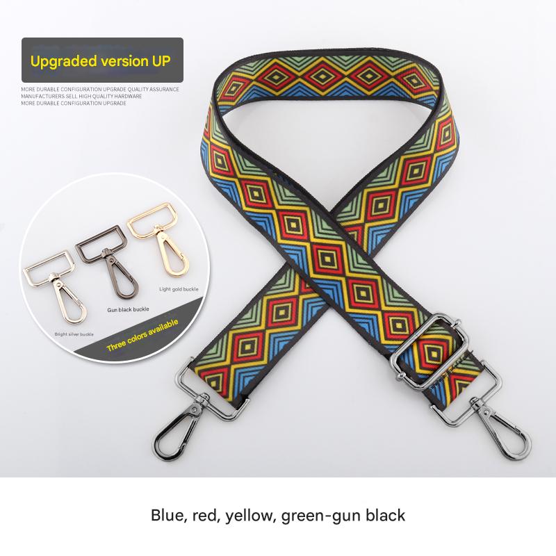 Colorful Diamond Pattern Shoulder Straps