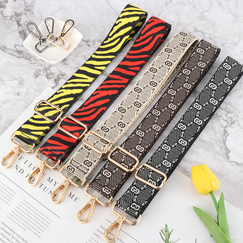 Striped Geometric Colorful Bag Straps