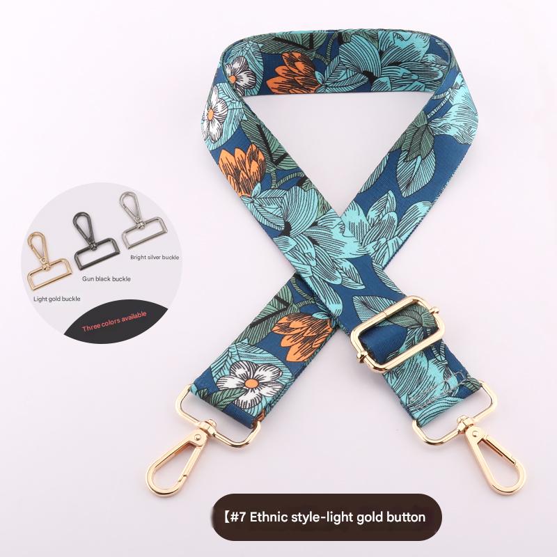 Ethnic Style Heat-transfer Bag Shoulder Strap