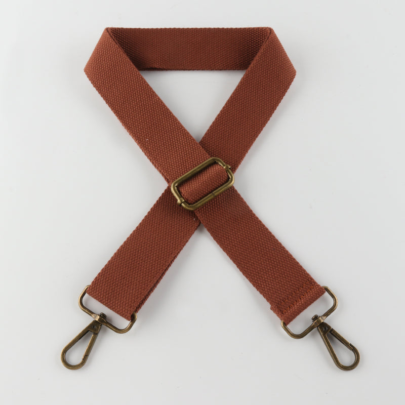 Solid Color Bronze Buckle Shoulder Straps