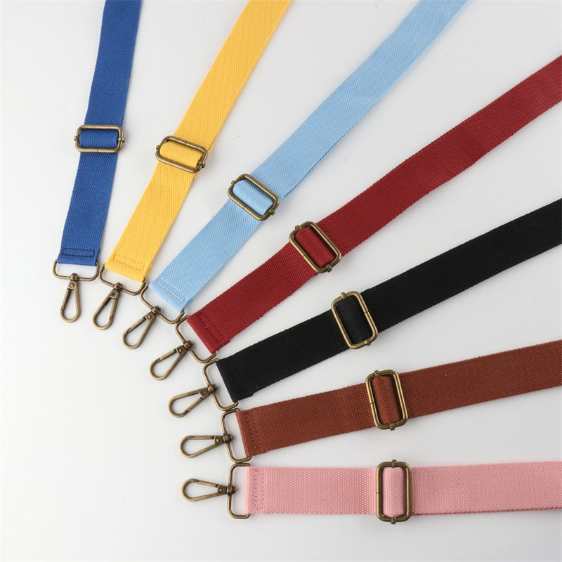 Solid Color Bronze Buckle Shoulder Straps