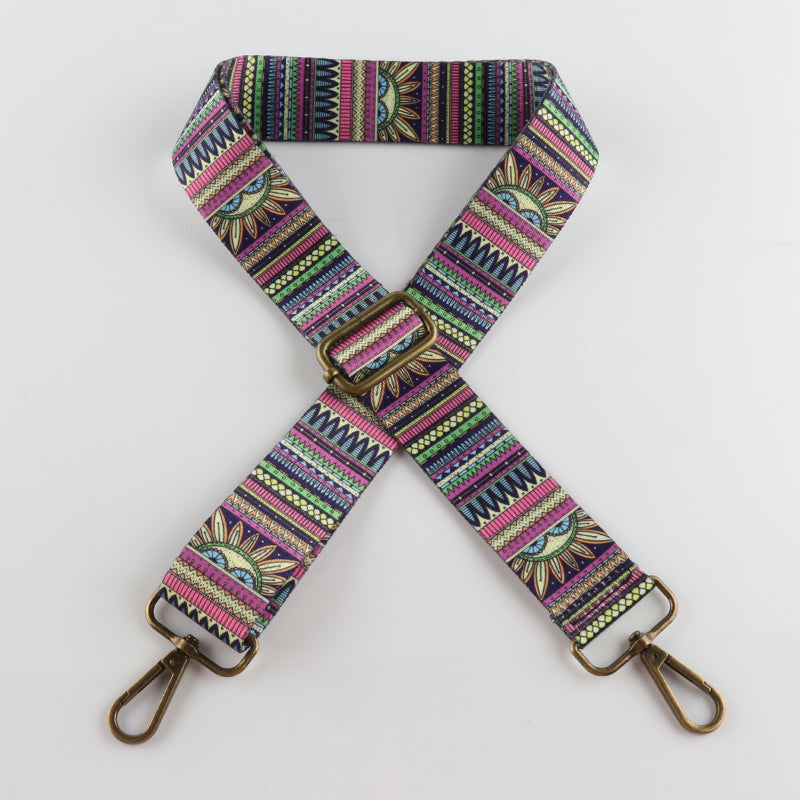 Retro Ethnic Style Bronze Buckle Shoulder Straps
