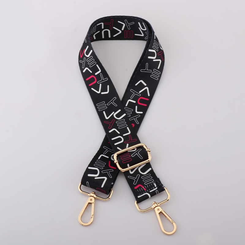 Wandering Letter Tricolor Arrow Bag Shoulder Strap
