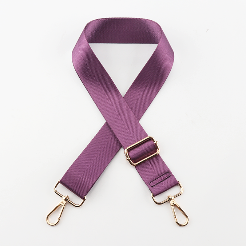 Solid Color Jacquard Bag Strap