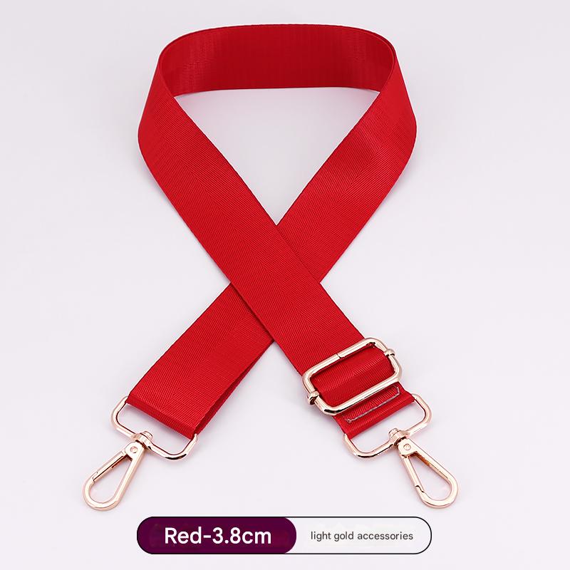 Solid Color Jacquard Bag Strap