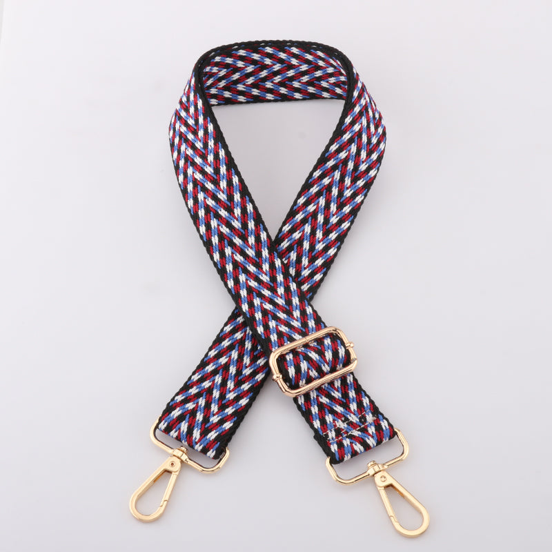 Wandering Letter Tricolor Arrow Bag Shoulder Strap