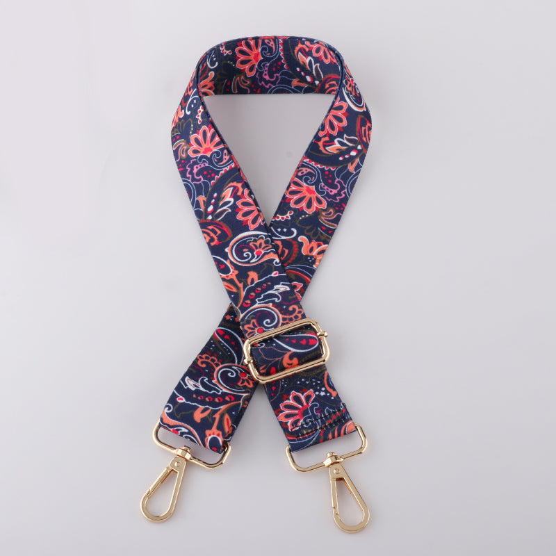 Floral Print Bag Shoulder Strap