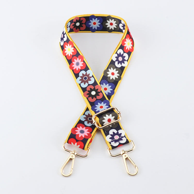 Floral Print Bag Shoulder Strap