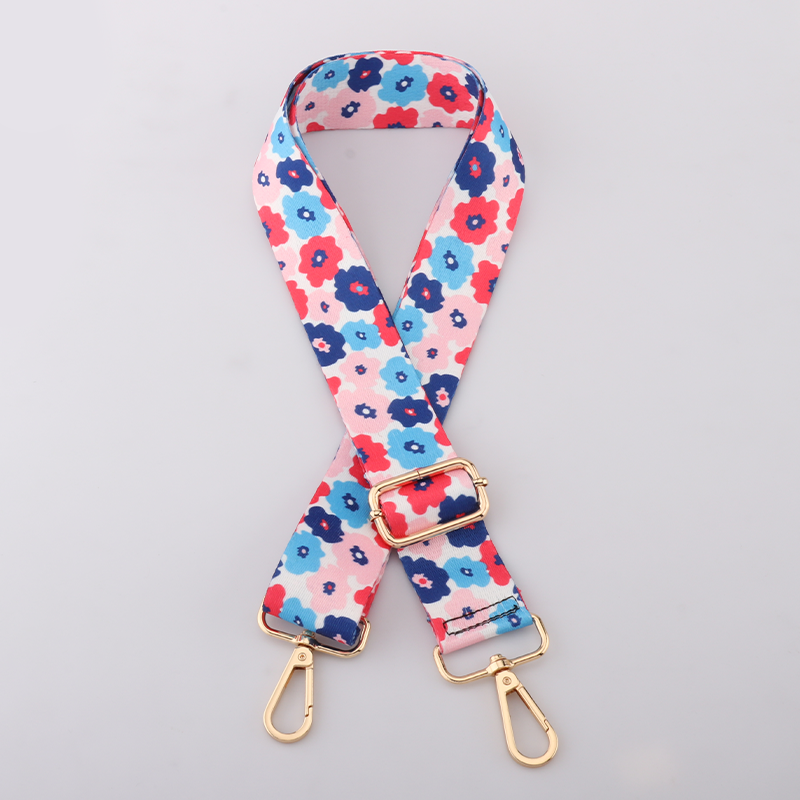 Floral Print Bag Shoulder Strap