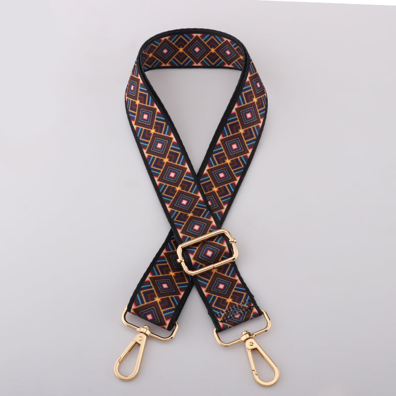 Various Checkered Textured Bag Shoulder Strap