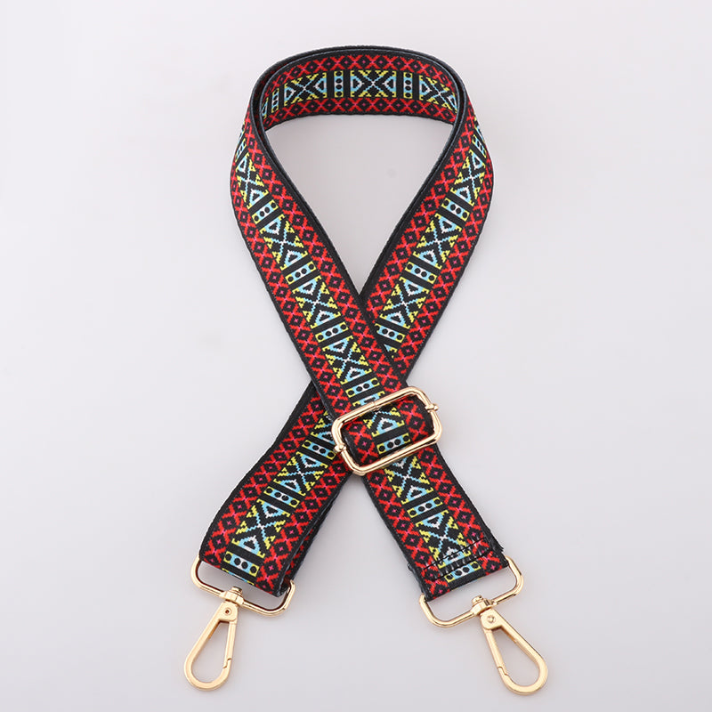 Various Checkered Textured Bag Shoulder Strap