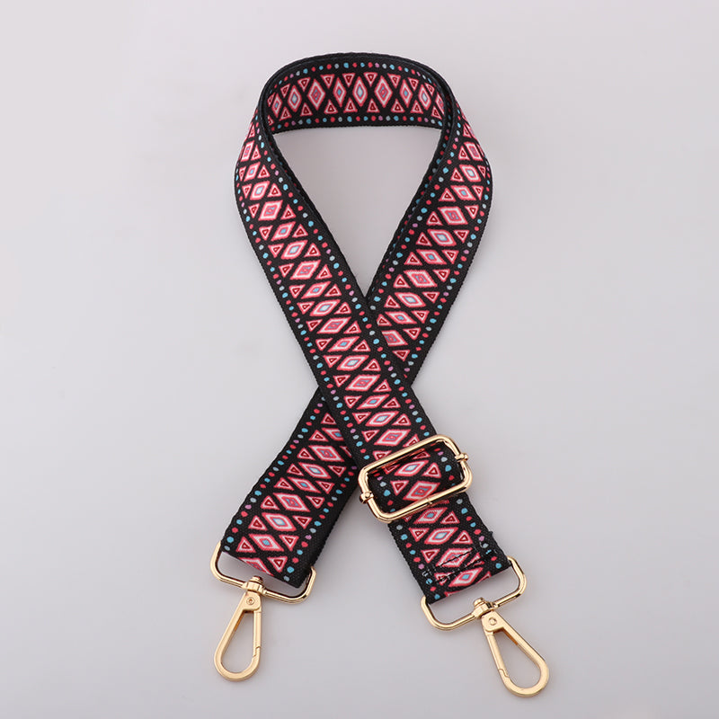 Various Checkered Textured Bag Shoulder Strap