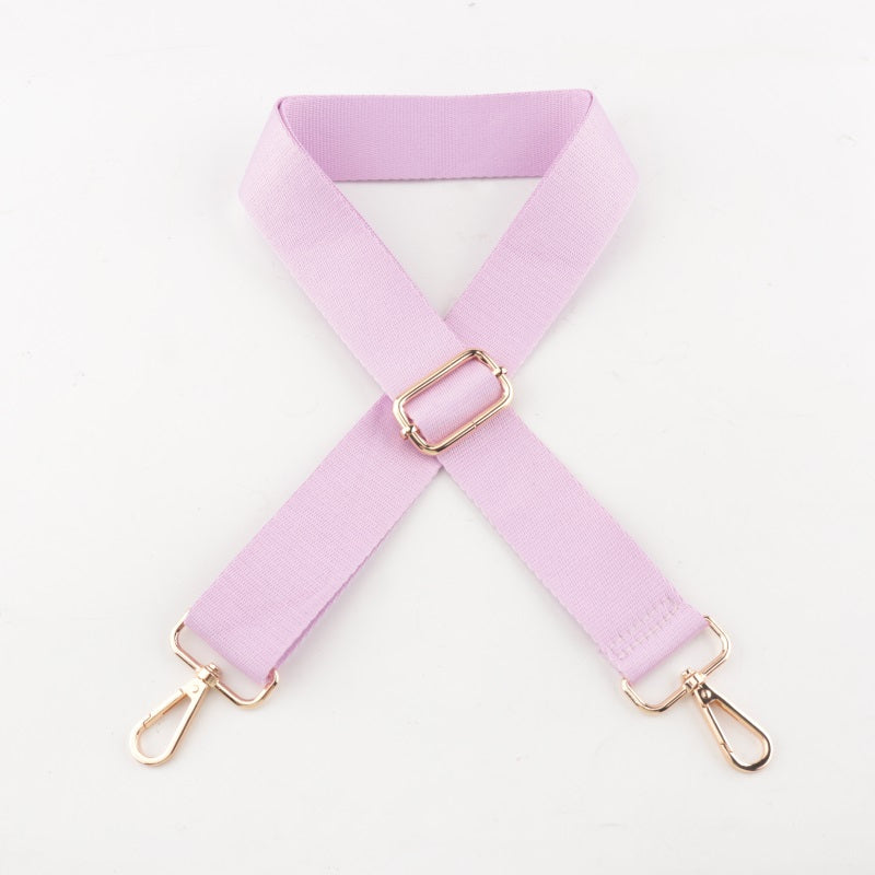 Twill Cotton Solid Color Bag Shoulder Strap