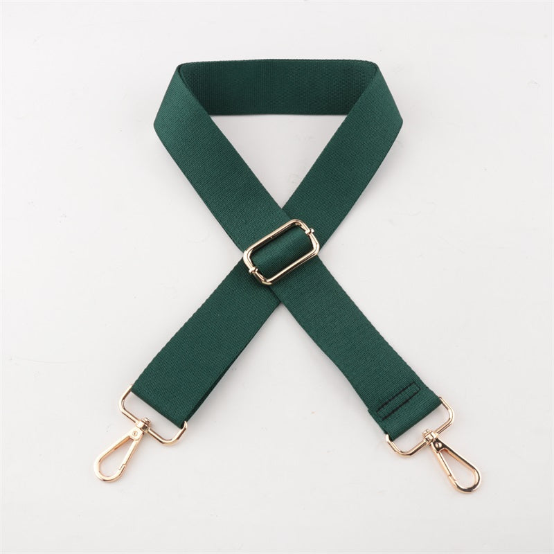 Twill Cotton Solid Color Bag Shoulder Strap